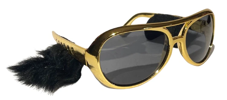 ELVIS SUNGLASSES Sideburns Presley Rock Roll Sun Glasses