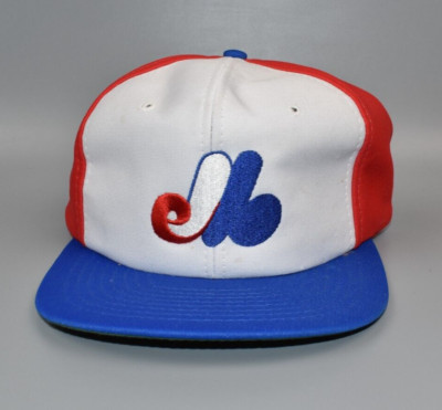 Montreal Expos Vintage 80's Universal Multi Color Snapback Cap Hat