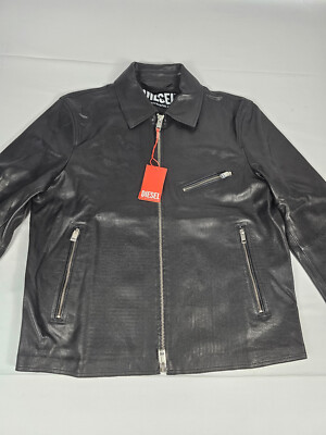 diesel leder jacke