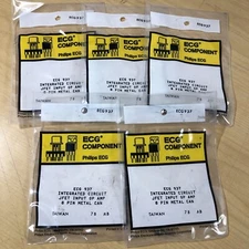 Lot of 5 - ECG937, NTE937, IC, JFET Input Operational Amplifier (5318)