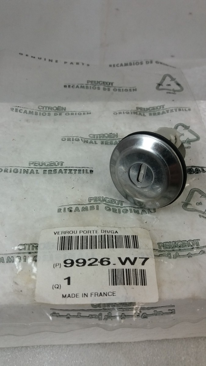 Cylinder Lock 9926W7 Compatible With Citroen ZX Peugeot 405
