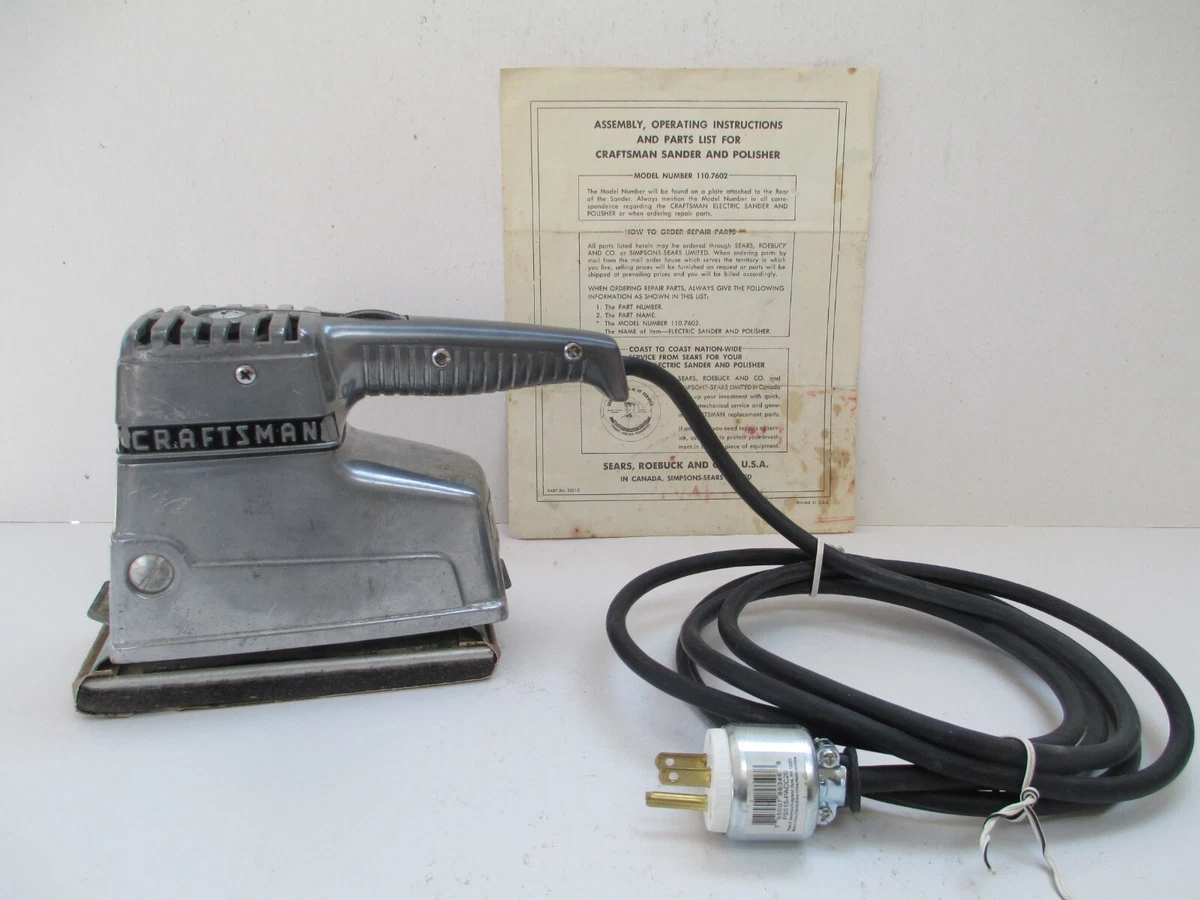 Craftsman sale electric sander