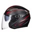 AHR Run-O Retro 3/4 Open Face Motorcycle Helmet With Removable Snap On Sun Shield Visor Dot Approved Matt Black M - Foto 12