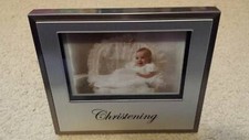 Christening photo frame