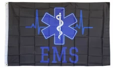3X5 EMS Flag First Responders Banner Medical Services Flag FAST SHIPPING 100D