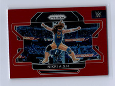 2022 Panini Prizm WWE #38 Nikki A.S.H.  Red Prizm #076/299