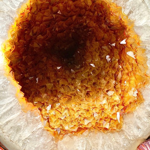 60.24LB Natural citrine cave citrine cluster dinosaur egg decoration+bracket - 第 10/16 張圖片