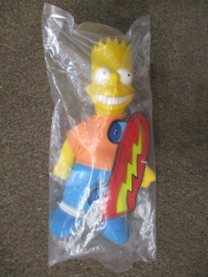 1990 Burger King BART SIMPSON THE SIMPSONS Plush/ Hard Head NWT