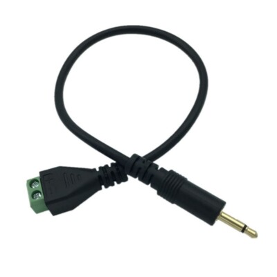 2pin MonoTs 3.5mm Male Adapter Audios Wire for Travel Friendly Device Connection