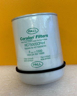 Pall HC7500SCP4H 5.1'' x 7'', 35 GPM, Upgrade for HC7500SKP4H, Oil Filter. New!