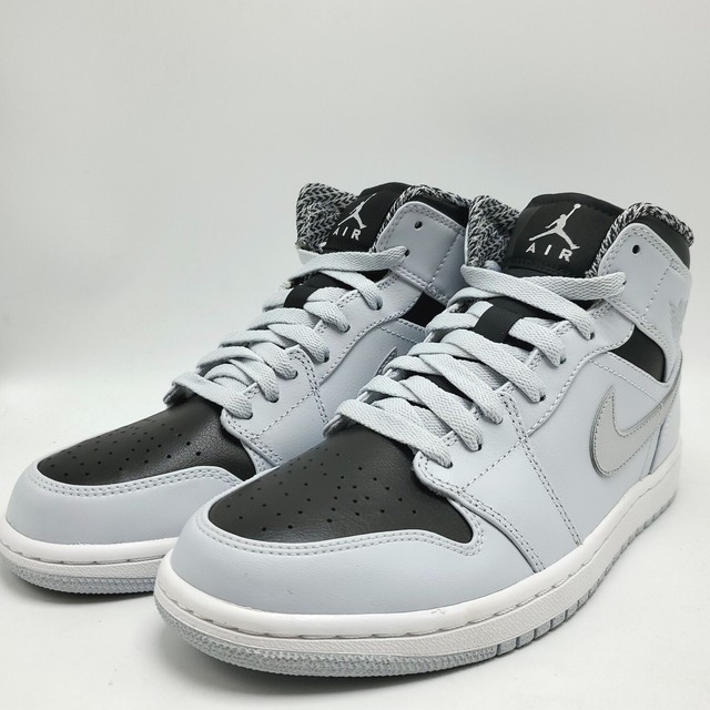 nike air jordan 1 retro mid wolf grey