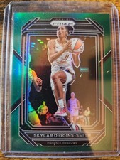 2023 Panini WNBA Prizm Skylar Diggins-Smith Green Holo Prizm #130 Mercury