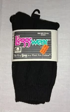 1994-1996 L'EGGS WEAR USA OLYMPICS WOMEN'S BLACK SOCKS UNUSED NOS
