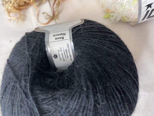 4 Skeins ICE Yarn 1-Black, 1-Mixed, 2-Caramel Brown - Picture 2 of 3