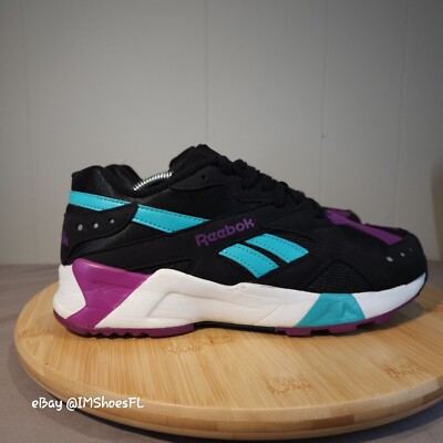 Reebok Aztrek Hexalite Black White Purple Mens Size Womens Size  DV7133