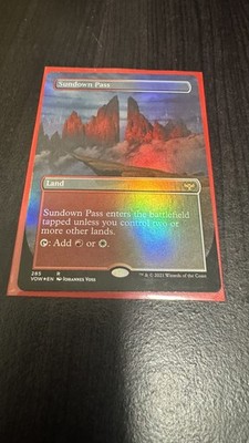 Sundown Pass (Borderless) Innistrad: Crimson Vow Foil
