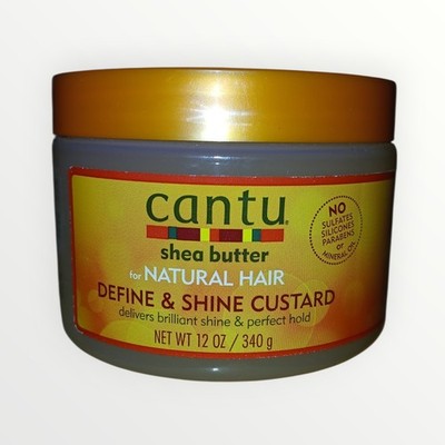 Cantu Shea Butter Define & Shine Custard, 12 oz 