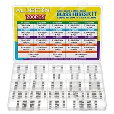21 Values 250V Fast Slow Blow Glass Fuses Assortment Kit 5X20MM F 1A 2A 5A... 