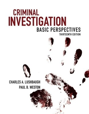 Criminal Investigation: Basic Perspect..., Weston, Paul