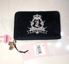 Juicy Couture Black Liquorice Need More Juicy Multi Compartment Bifold Wallet