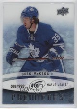 2014-15 Upper Deck Ice Ice Premieres 68/999 Greg McKegg #111 8tn