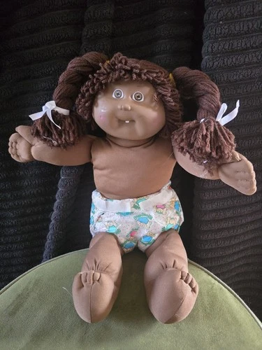 vintage Cabbage patch kid hm5 AA double braided girl doll