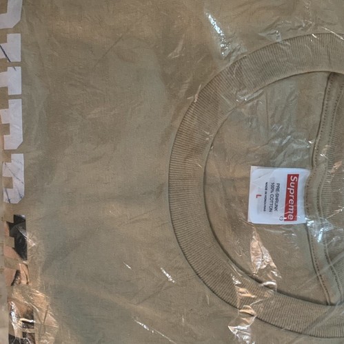 SUPREME Tera Patrick Collegiate Tee Shirt • Khaki | Neutral •Brand New • Large - Picture 5 of 6