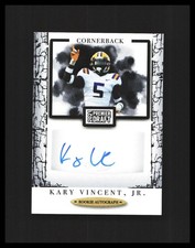 2021 Kary Vincent Jr. Rookie Auto SAGE Premier Draft #A86 Denver Broncos