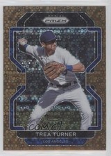 2022 Panini Prizm Tier III Bronze Donut Circle Prizm 12/40 Trea Turner #227 o7m