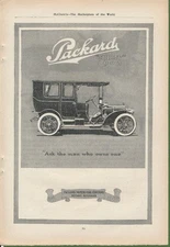 Magazine Ad - 1908 - Packard Motor Car Co., Detroit,, MI - Model 30