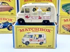 Vintage 1960s Lesney Matchbox #47 COMMER ICE CREAM CANTEEN VAN w/Original Box!