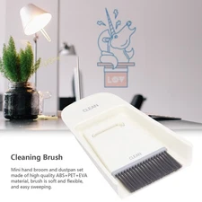 Mini Manual Broom Multipurpose Dustpan Brush Set Handheld Table Cleaning Broom