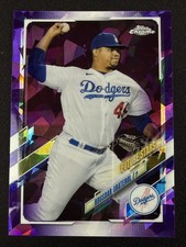 Brusdar Graterol Future Stars 2021 Topps Chrome Baseball Sapphire Purple /10 #85
