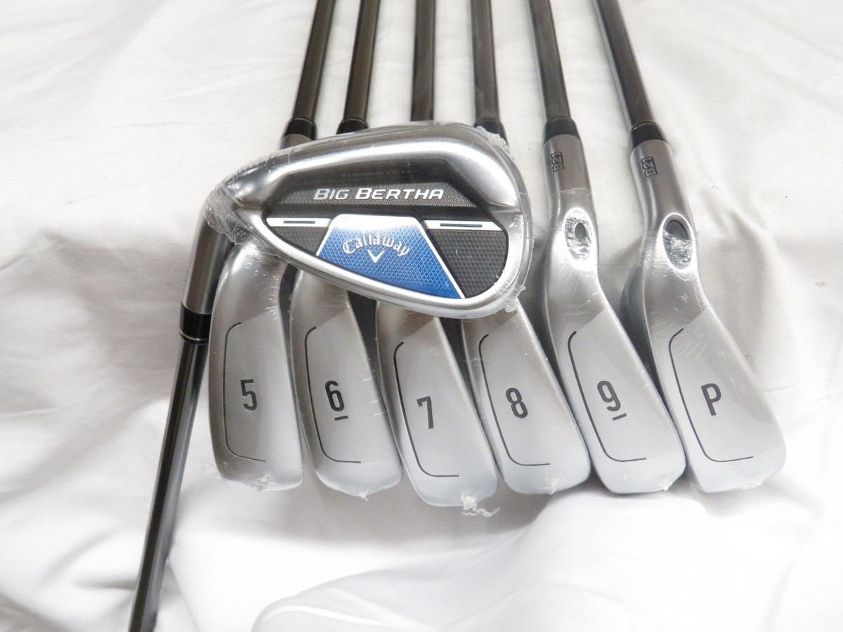New LH Callaway Big Bertha B21 Iron Set 5-PW,AW RCH 65a Senior