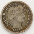 VG/F 1896 Barber Dime