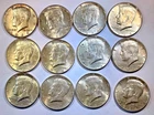 Lot of 12 Kennedy 1964 Half Dollars 90% Pure Silver