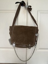 Zadig Et Voltaire Brown Suede Messenger Bag W...