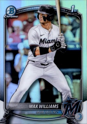 2025 Bowman Draft #BDC-68 Max Williams Chrome Refractor