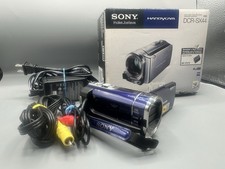 Sony DCR-SX44 Handycam Camcorder Blue,Charger,Battery,Box  8GB  Tested