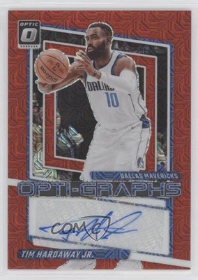 2023-24 Panini Donruss Optic Opti-Graphs Choice Prizm Tim Hardaway Jr Auto 12yh