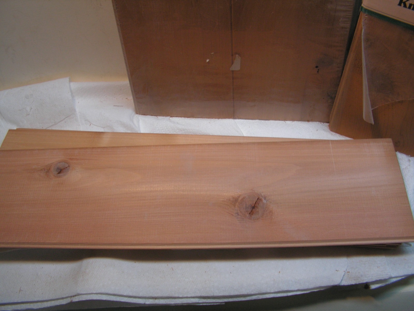 Cedar Closet Liner Planks Group of 30 Tongue And Groove Aromatic 20" X 5 3/8"+T