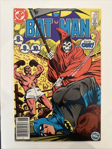 Batman #372 Grim Reaper June 1984 Newstand Edition VF condition