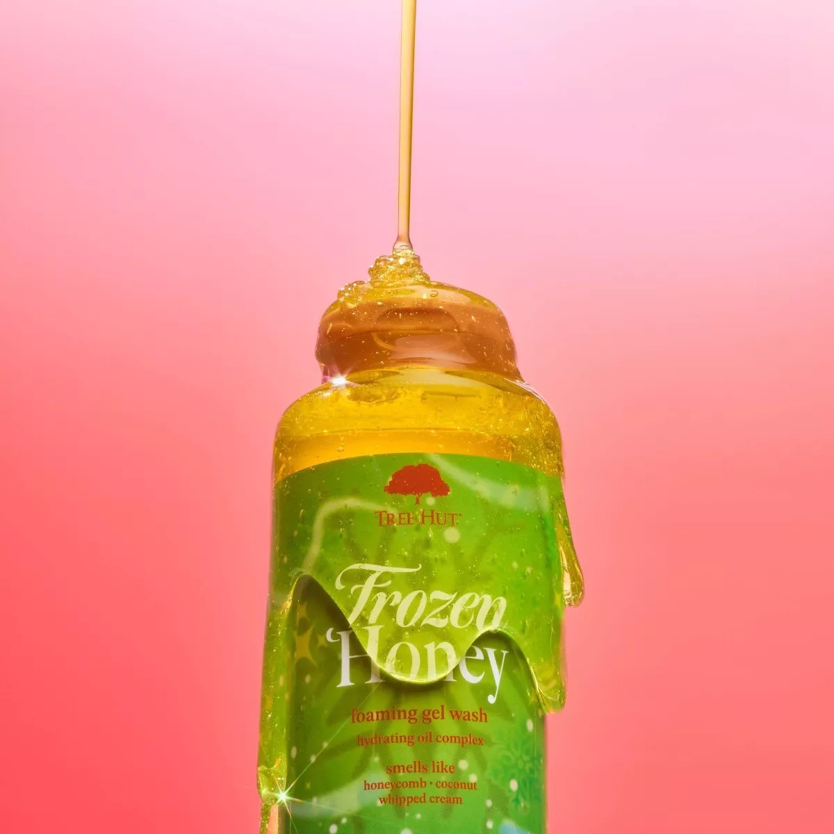 Tree Hut Foaming Gel Body Wash - FROZEN HONEY - 18 fl oz Limited Edition HTF