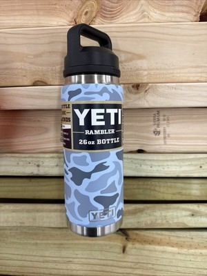 Yeti Rambler 26oz Bottle Blue Camo - New!!! Chug Cap | eBay