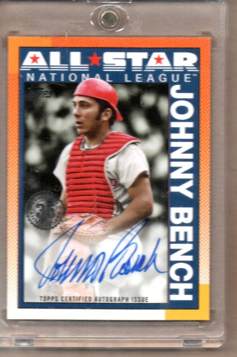 Johnny Bench Autographed Baseball Cards for sale | eBay