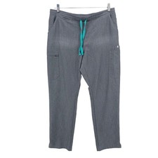 FIGS "Yola" Skinny Scrub Pants Graphite Gray TW2000R Women's LARGE - READ