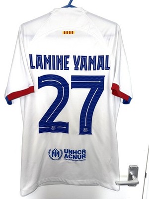 Barcelona 2023/24 Auswärts Fußball Trikot Nike camiseta barça Lamine Yamal S