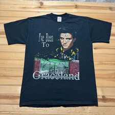 Vintage 1992 Elvis Presley I've Been To Graceland Souvenir T-Shirt USA - Large