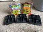 Lot of 2 Teenage Mutant Ninja Turtles Collectors Case Holds 12 Figures 3 trays!