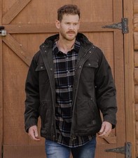 Legendarny męski Twardy as Buck Chore Vintage Płaszcz Rozmiar 2XT